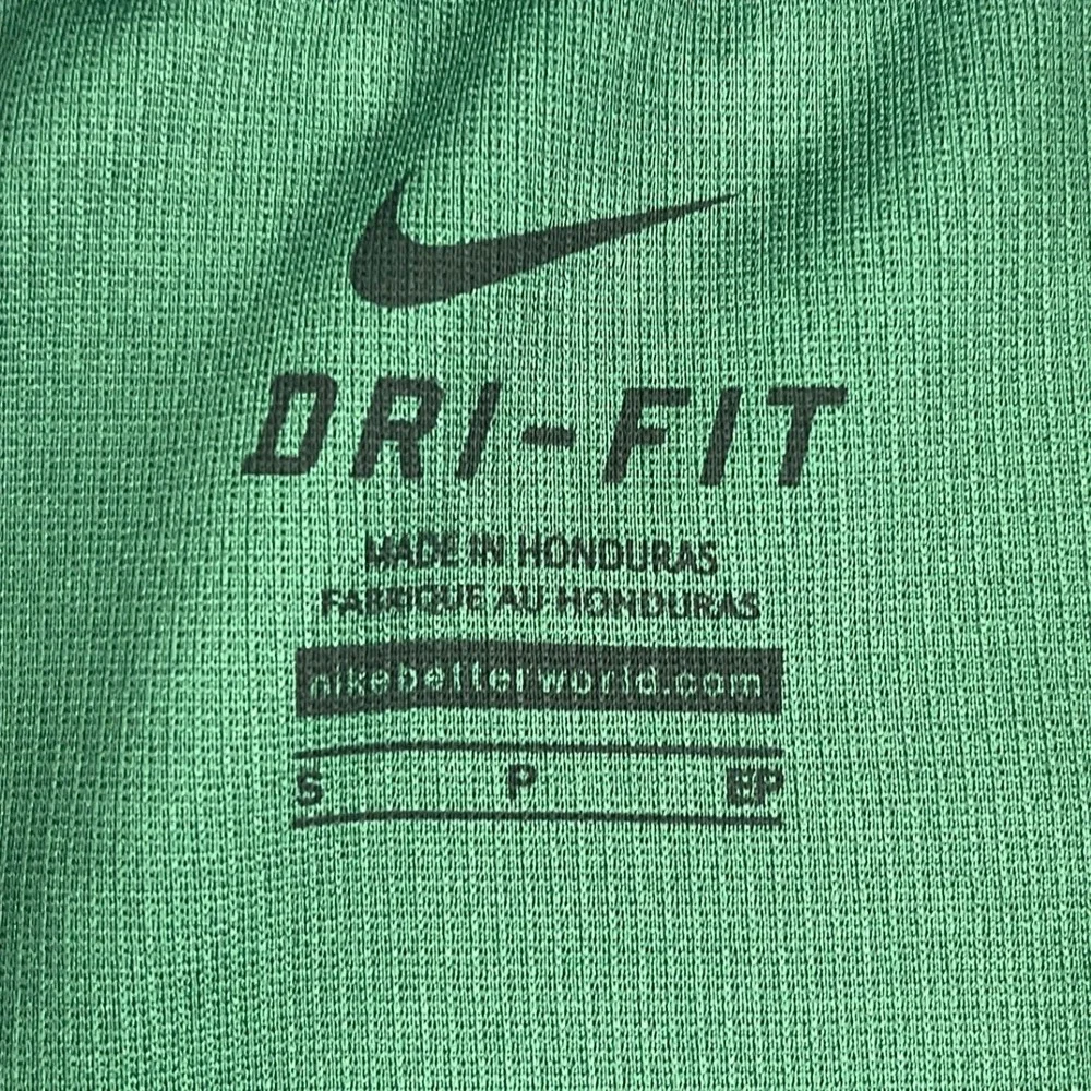 Nike Mens Small Green Polo Shirt Dri-Fit Short Sleeve‎ Performance